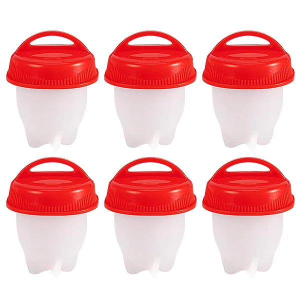 Silicone Egg Boiler Cups (3/6pcs)